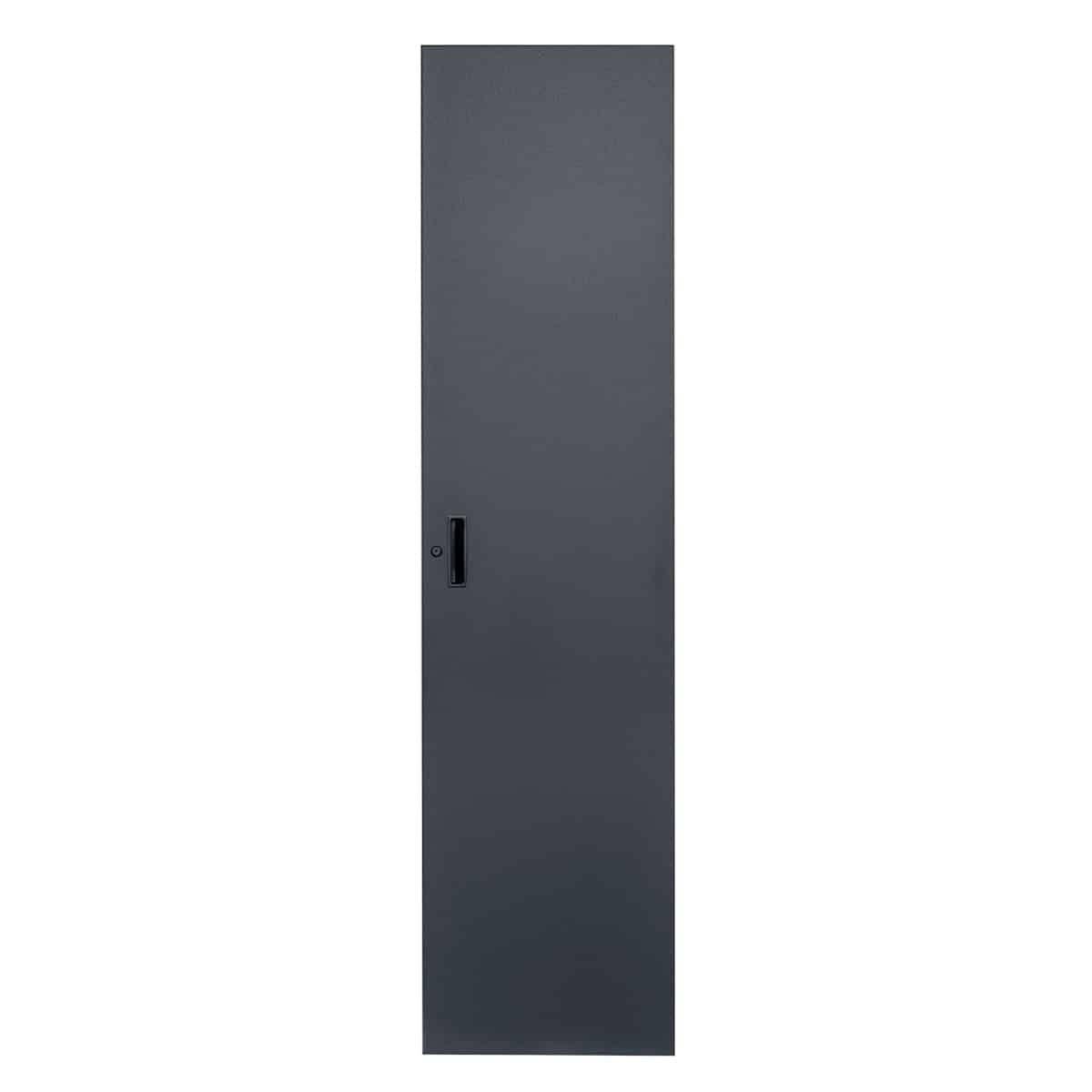 LXRFD44 Solid steel front door for slim frame racks
